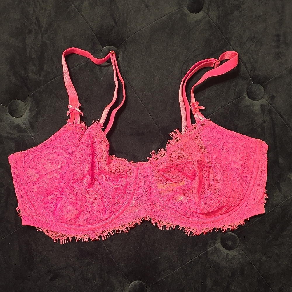 💚3 For $20💚  Lace Underwire Bra in Vibrant Pink